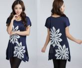 Blusa Flores Ref REP (Até 5XG)