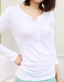 Blusa Branca com mangas Ref JUL(até 4XG)