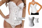 Corset Branco Renata (Até 6XG)