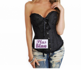 Corset Preto Juliana (Até 6XG)