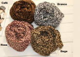 Cachecol/Xale Leopardo 1,60cm** FRETE GRATUITO
