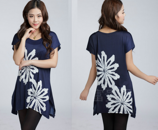 Blusa Flores Ref REP (Até 5XG)