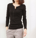 Blusa Preta com mangas Ref JUL(até 4XG)